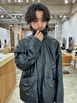 パーマ メンズ piilo所属・末吉 眞義のヘアスタイル