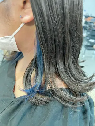 ミディアム カラー 目を惹く艶髪/髪質 改善カラー🤎ぐっちのヘアスタイル