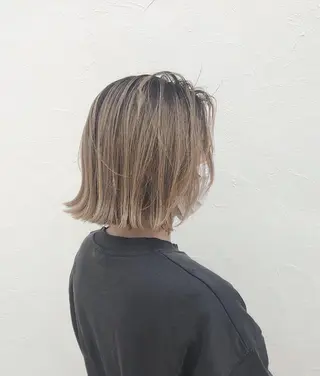 ショート カラー パーマ ヘアアレンジ 【ツヤ髪美容師】 ツダケイスケのヘアスタイル