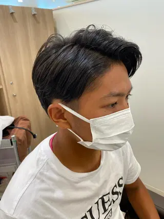 メンズ マツモト カラー/ショートボブのヘアスタイル