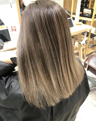 ミディアム カラー ❤️ダブルカラー 髪質改善❤️SAYAのヘアスタイル