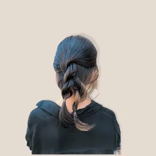 ミディアム ヘアアレンジ コクブ アキヨのヘアスタイル