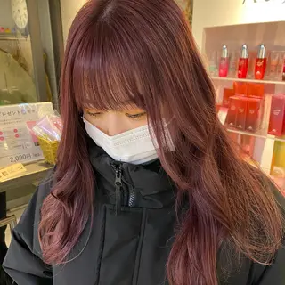 ロング カラー ヘアアレンジ 🩶レイヤーカット 🩶柔らかカラー結愛のヘアスタイル