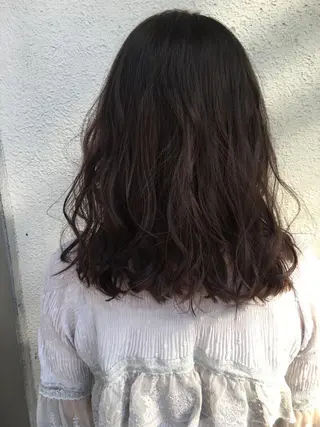 ミディアム カラー ラブーケ中川中島店 クラタチカコのヘアスタイル