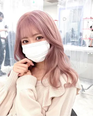 ロング RIKO👼🏻💓 韓国ガーリーのヘアスタイル