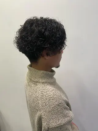 パーマ メンズ ✨透明感カラー✨ 🦖佐々木未来🦕のヘアスタイル