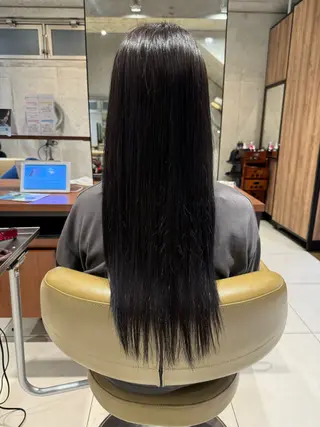 カラー 艶カラー 梨菜💜のヘアスタイル