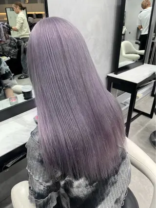 ロング カラー ハイトーンカラー🐬 えりかのヘアスタイル