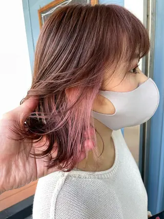 ショート ブリーチ毛矯正.髪質 改善.髪にドラマをのヘアスタイル