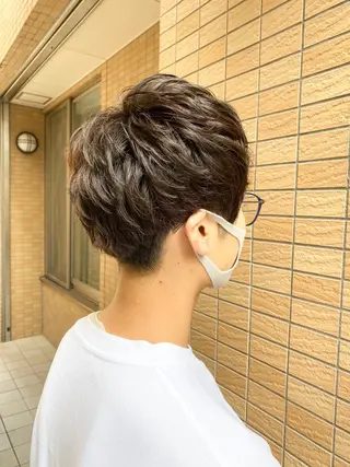 ショート メンズ 髪質改善 ヒデのヘアスタイル