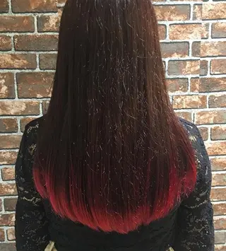 ロング カラー mulum所属・オタク美容師🎮 AKARIのヘアスタイル