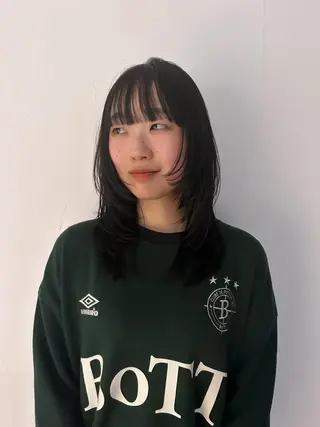 セミロング 似合わせカット tasukuのヘアスタイル