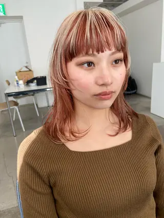 ミディアム STAN WOOD所属・似合わせcut 🔥yutakaのヘアスタイル