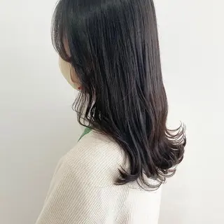 セミロング カラー お洒落パーマ/ 艶カラー/michiのヘアスタイル