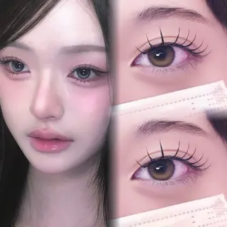 マツエク・マツパ Nozomi 韓国風束感まつ毛🩵のマツエク・マツパデザイン