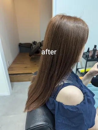 ロング カラー スパニスト 中川のヘアスタイル