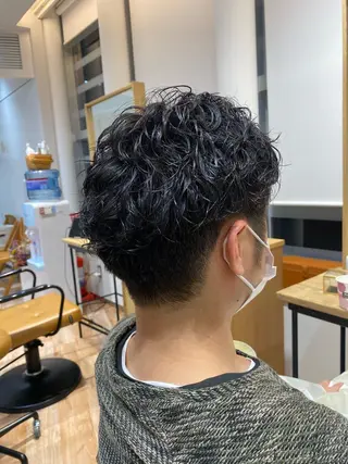 ショート パーマ メンズ ❤️パーマ美容師✂︎ 井口美緒のヘアスタイル