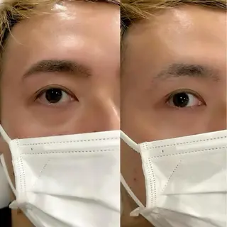 メンズ アイブロウ Fameu+ HIMEKAのマツエク・マツパデザイン