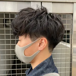 ショート パーマ メンズ 【メンズ縮毛矯正】 田中秀斗のヘアスタイル