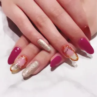 ネイル 🎀12/08ご予約 ◎ 本田 知美🎀のネイルデザイン