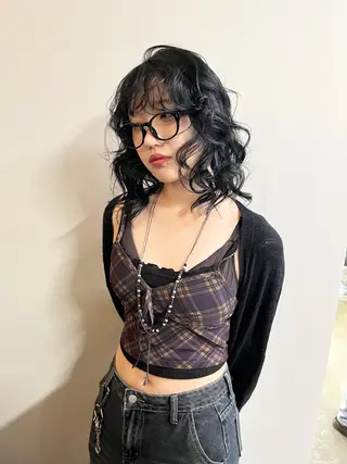 カラー ヘアアレンジ ロングレイヤー ¥0🎀MEIのヘアスタイル