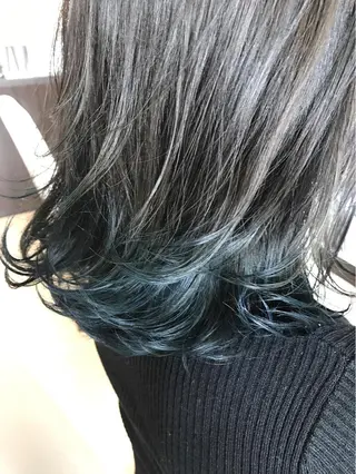 ミディアム カラー 武田 清久のヘアスタイル