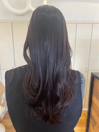 ロング カラー 中村 彩奈のヘアスタイル