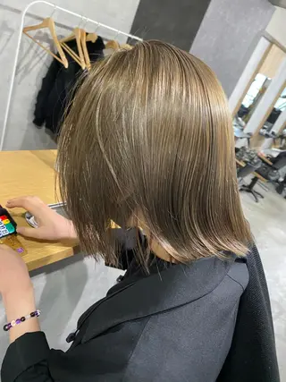 ミディアム カラー レイヤー/メンズ 手塚奨のヘアスタイル