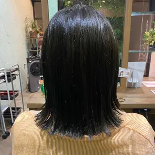 ミディアム 中村 友香のヘアスタイル