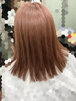 セミロング 髪質改善🌸 タケウチハナノのヘアスタイル