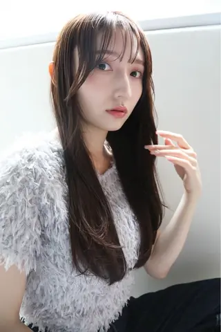 ロング オリーブ🫒レイヤー /平尾/りの‎🤍のヘアスタイル