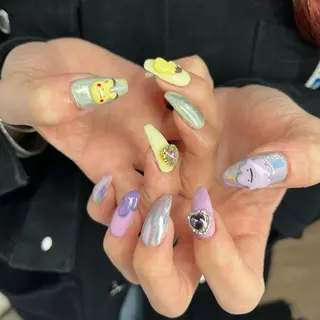 ロング ネイル マツエク・マツパ apopi's所属・apopis＊ close23:00のネイルデザイン