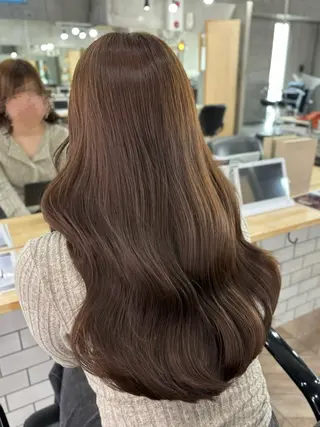 ロング カラー angelica難波 Hinaのヘアスタイル