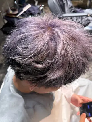 カラー 縮毛モデル様大募集！ 上名 快音のヘアスタイル