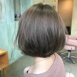 ミディアム カラー 中村 瑞希のヘアスタイル