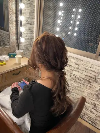 ロング ヘアアレンジ hair make  Lucciのヘアスタイル