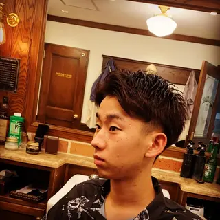 ショート メンズ ヒロ銀座 バーバーショップ神楽坂所属・ひらお あおとのヘアスタイル
