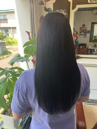 ロング カラー ストウ ナナエのヘアスタイル