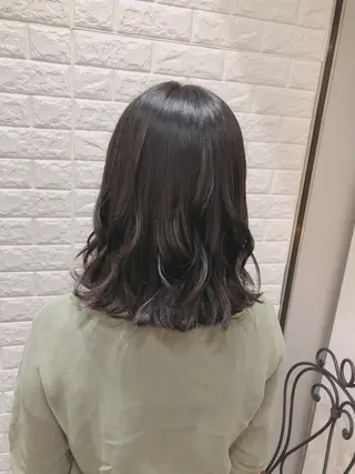 ミディアム 韓国ヘア ♡tomimaのヘアスタイル