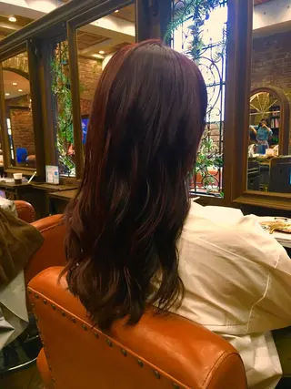 ロング カラー Helm所属・久次米 智人のヘアスタイル