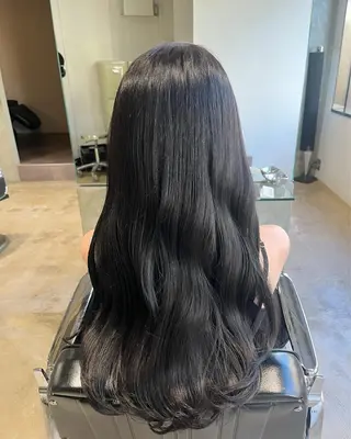 ロング カラー 長野 美沙のヘアスタイル