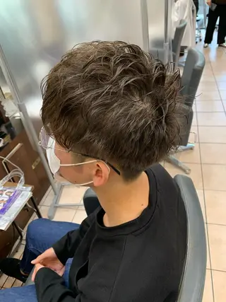 パーマ メンズ ❣️モードケイズ塚口 和田一将のヘアスタイル