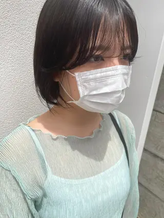 ショート カラー ヘアアレンジ satsuki 暖色・ブラウンカラーのヘアスタイル