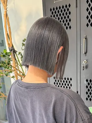 ショート カラー 色落ち綺麗透明感カラ /ボブ/ナカツヒカルのヘアスタイル