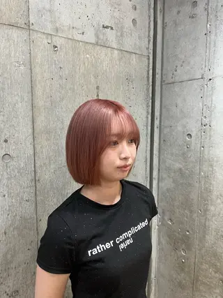 ミディアム カラー 清水 美紅のヘアスタイル