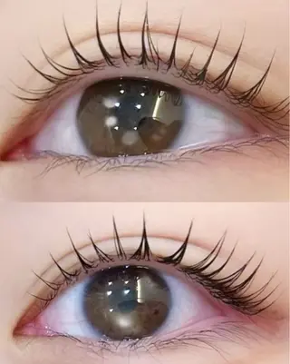 マツエク・マツパ eve🐰束間まつ毛 /透明感カラーのマツエク・マツパデザイン