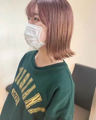 ミディアム カラー 後藤紗英/髪質改善 /オリーブベージュのヘアスタイル