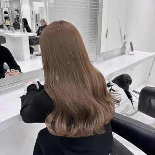 カラー 冬の透明感暗髪❄️ トレンドヘア❄️のヘアスタイル