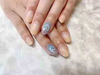 ネイル ネイルリボン 石田のネイルデザイン