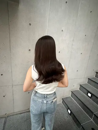 ロング カラー 髪質改善🤎 みさき🤎のヘアスタイル